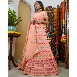 Star Gazing Embroidered Lehenga Set!